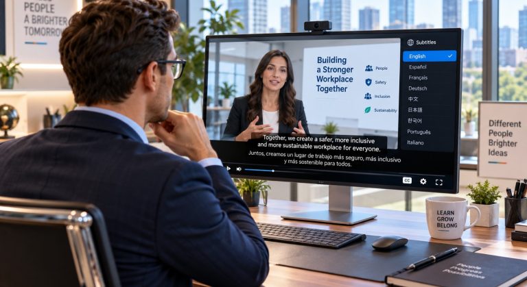 Giải pháp dịch phụ đề trực tuyến và làm phụ đề video đào tạo doanh nghiệp với Bevoice